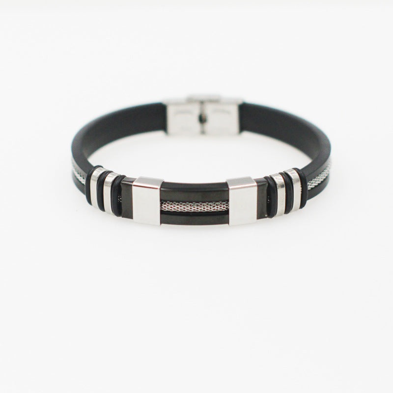 Men's Stainless Steel Trendy Stylish Simple Bracelets