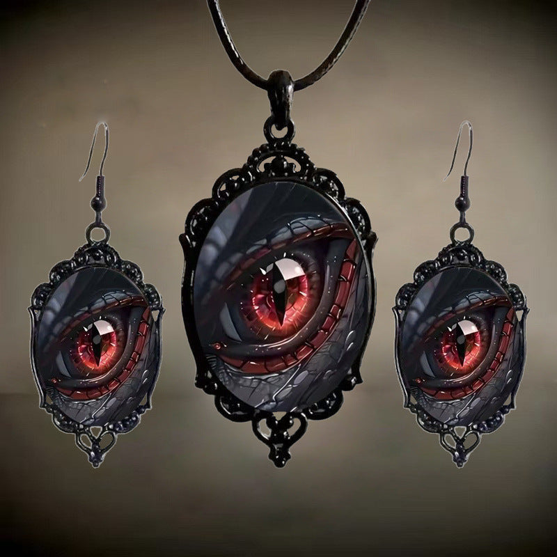 Fashion Elegant Glass Suite Romantic Gift Jewelry Set