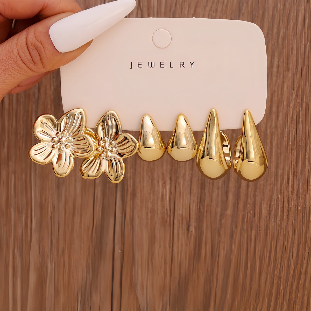 Women's Multi Simple Retro Trendy Unique High-grade Earrings