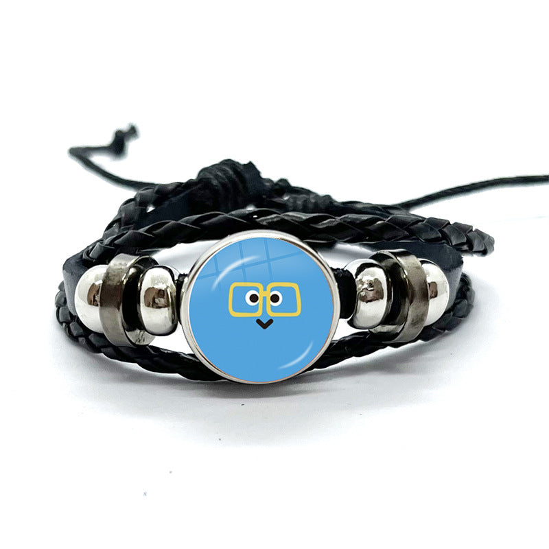 May Day Facial Expression Package Ball Cartoon Pattern Time Bracelet