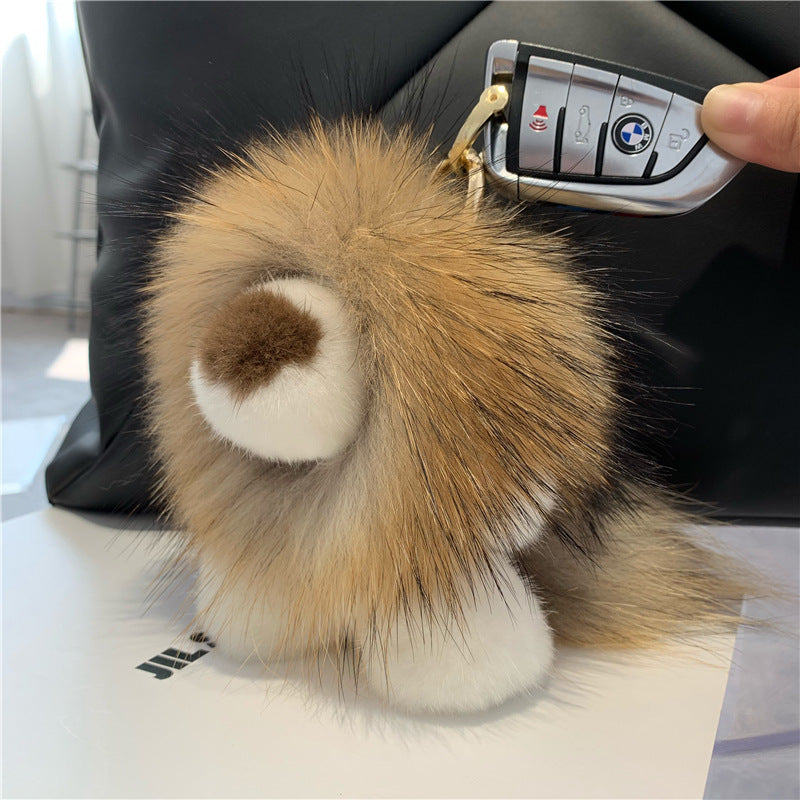 Bag Cute Plush Doll Car Key Hanging Ornaments