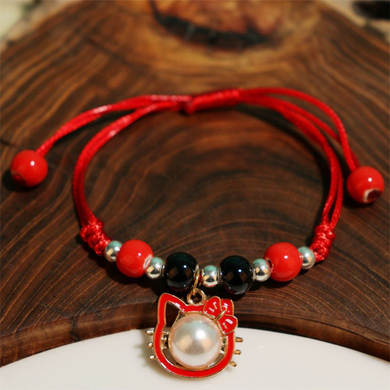 Stall Scenic Spot Woven Female Handmade Knot Ethnic Bracelet