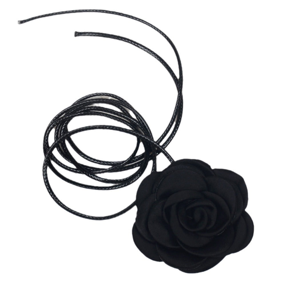 Camellia Rose Flower Sweet Three-dimensional Waist Necklaces