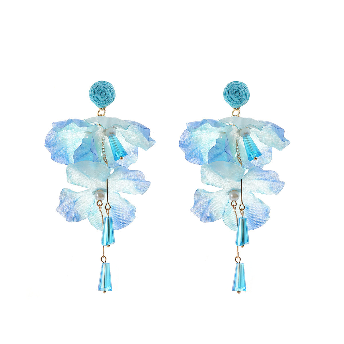 Fairy Petals Raffia Woven Tassel Female Fashionable Pendants