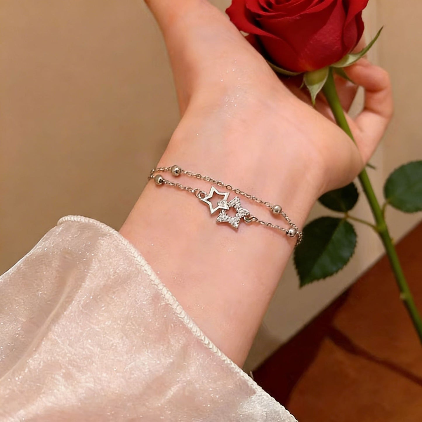 Design Mori Sweet Starry Sky Lucky Beads Bracelets