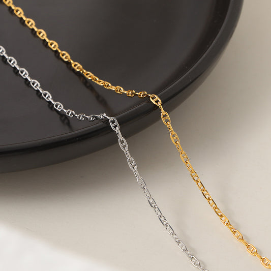 Titanium Steel Chain Fashion Twin Trendy Niche Necklaces