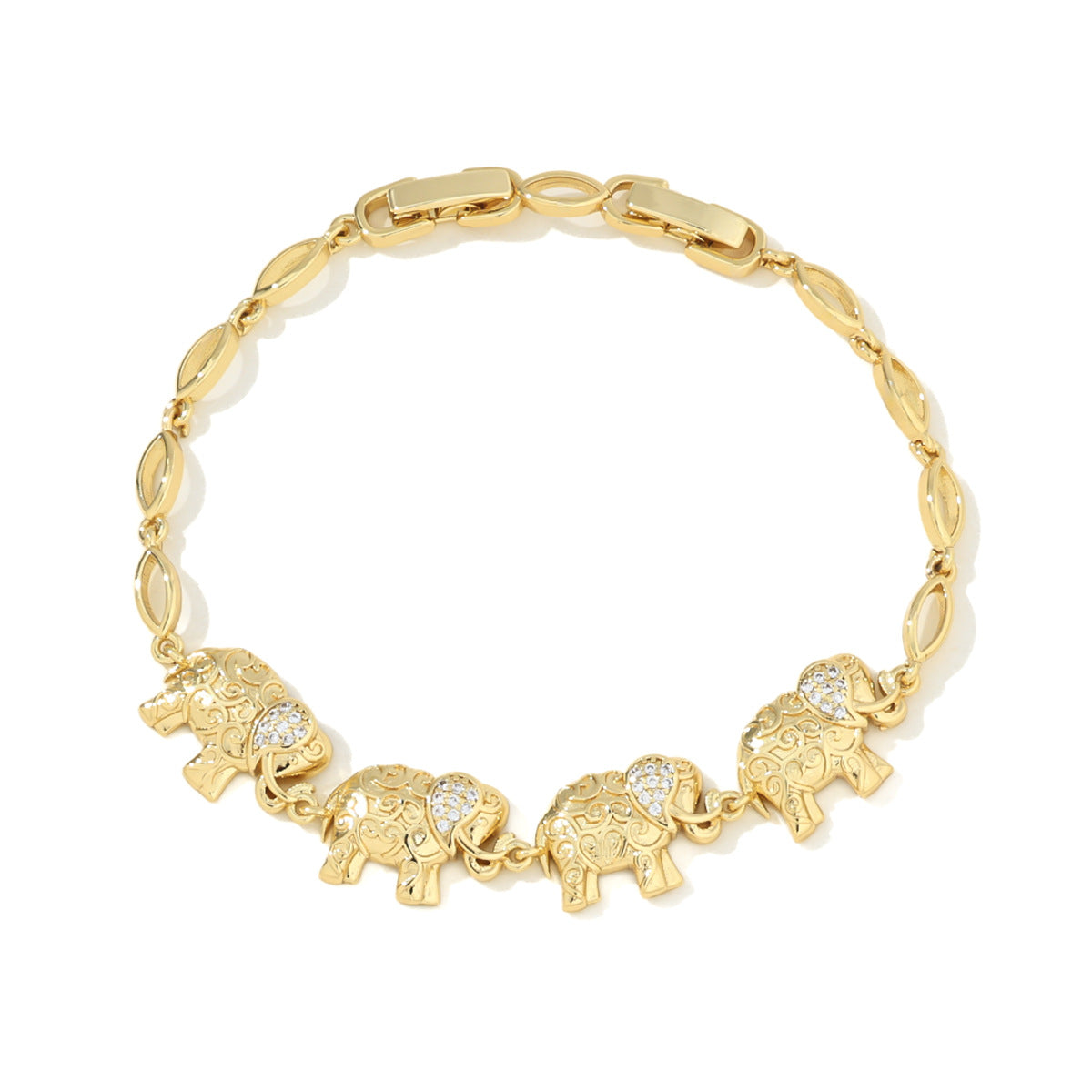 Bohemian Devil's Eye Elephant Female Cartoon Fun Bracelet