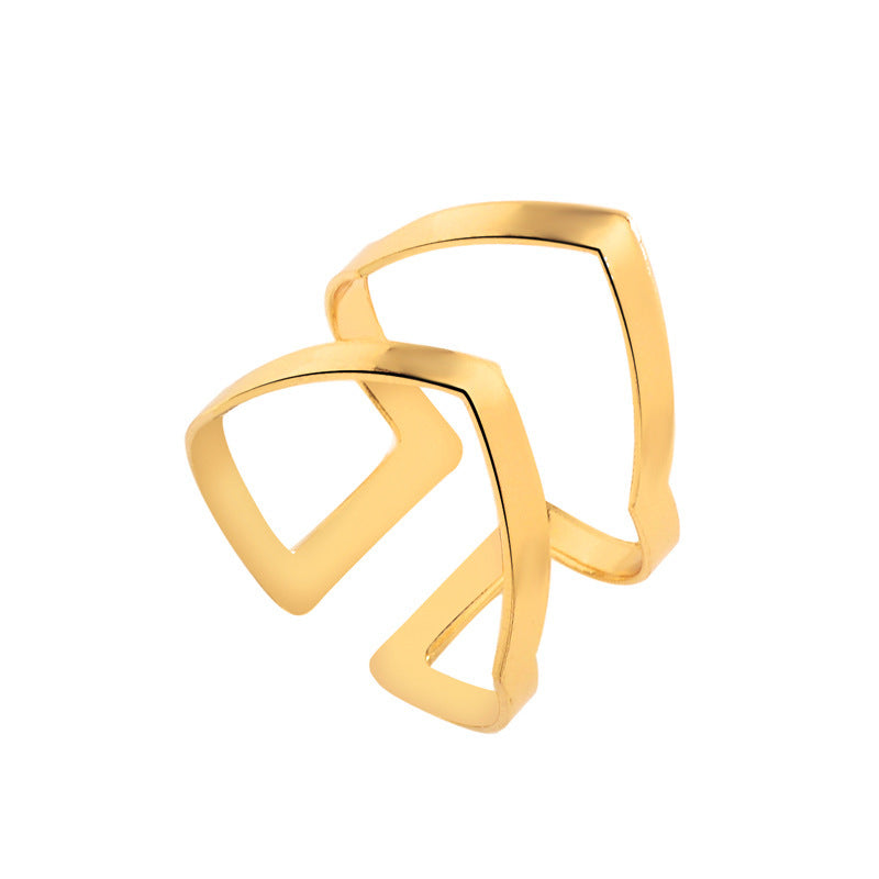 Female Niche High Sense Affordable Luxury Fashion Personalized Cold Rings