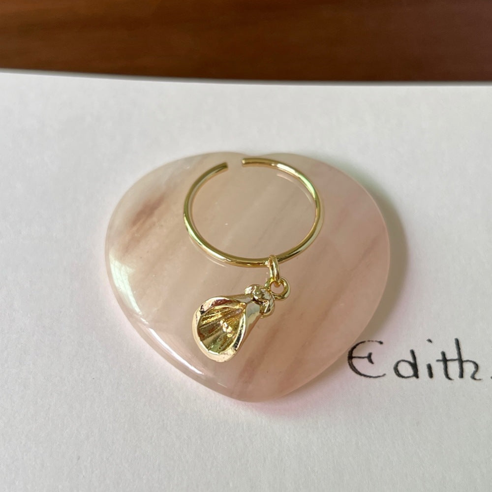 Glaze Enamel Butterfly Female Purple Special Interest Light Rings