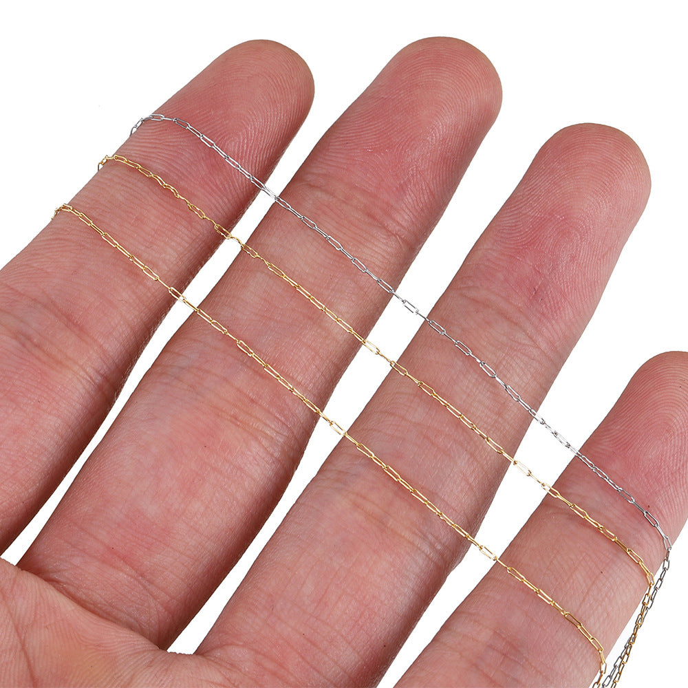 Innovative Chain Titanium Real Gold Color Jewelry Accessories