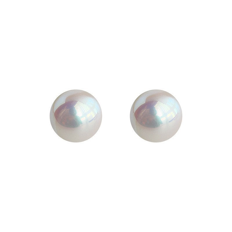 Entry Lux Style Steamed Bread Pearl Earrings