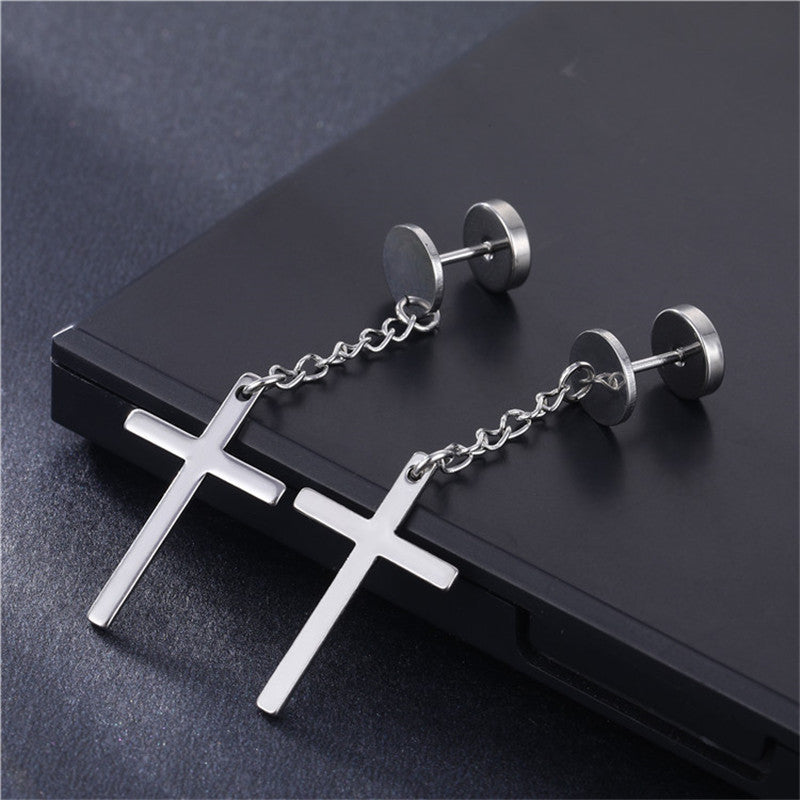 Round Simple Ear Clip Temperament Big Alloy Rings