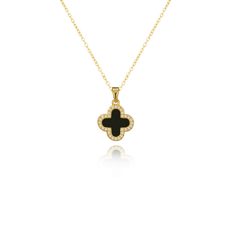 Korean Fairy Temperamental Simple Love Pearl Clavicle Necklace