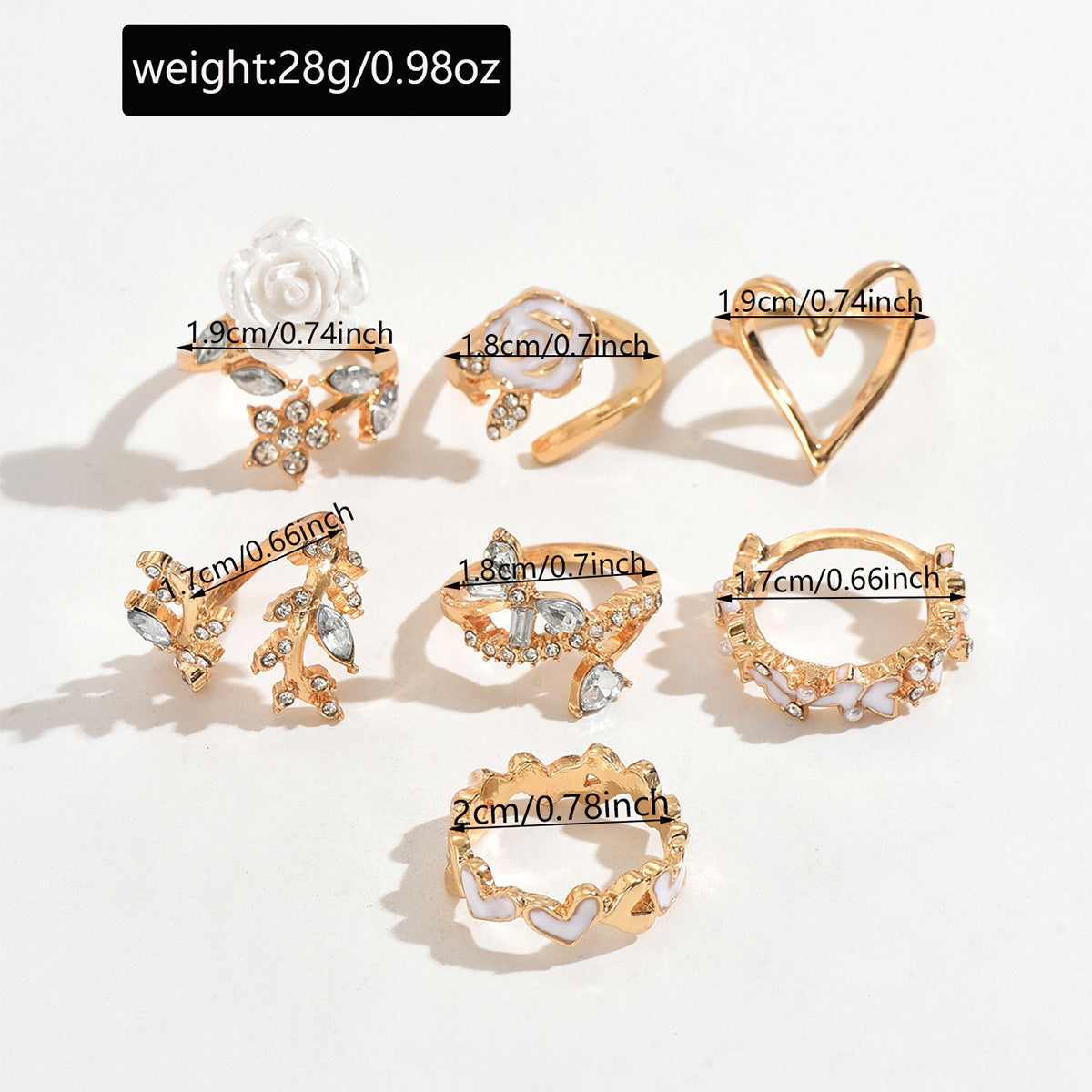 Women's Special Interest Light Luxury High-grade Lovely Butterfly Ring