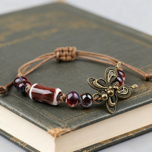 Ceramic Chinese Retro Ethnic Style Mori Bracelet