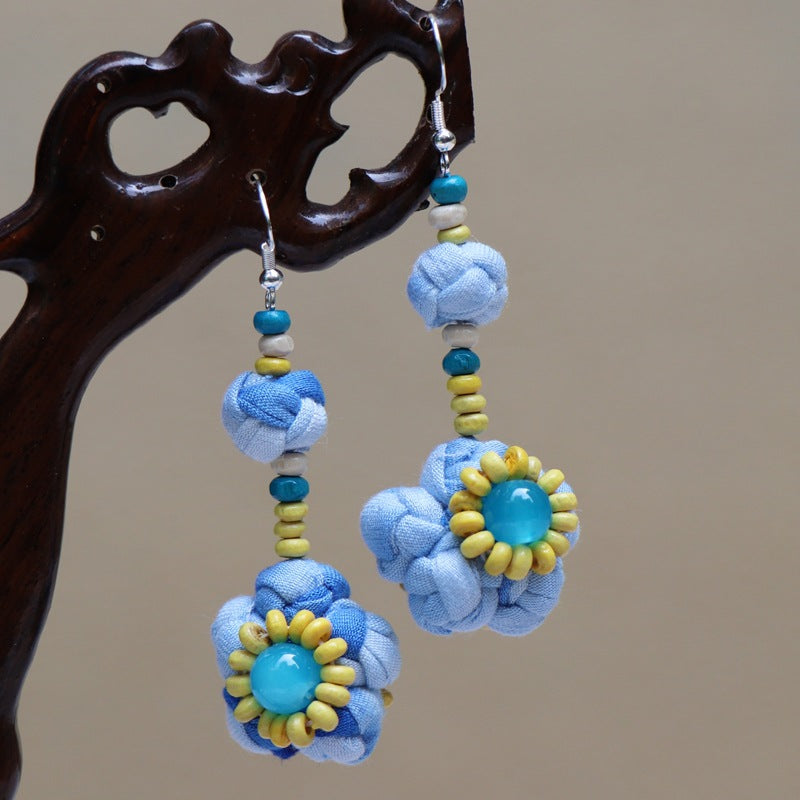 Yunnan National Style Travel Gift Dali Earrings