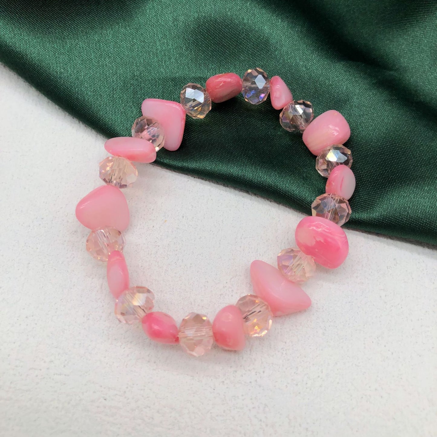 Colorful Dopamine Shell Simple Fresh Elastic String Various Bracelet