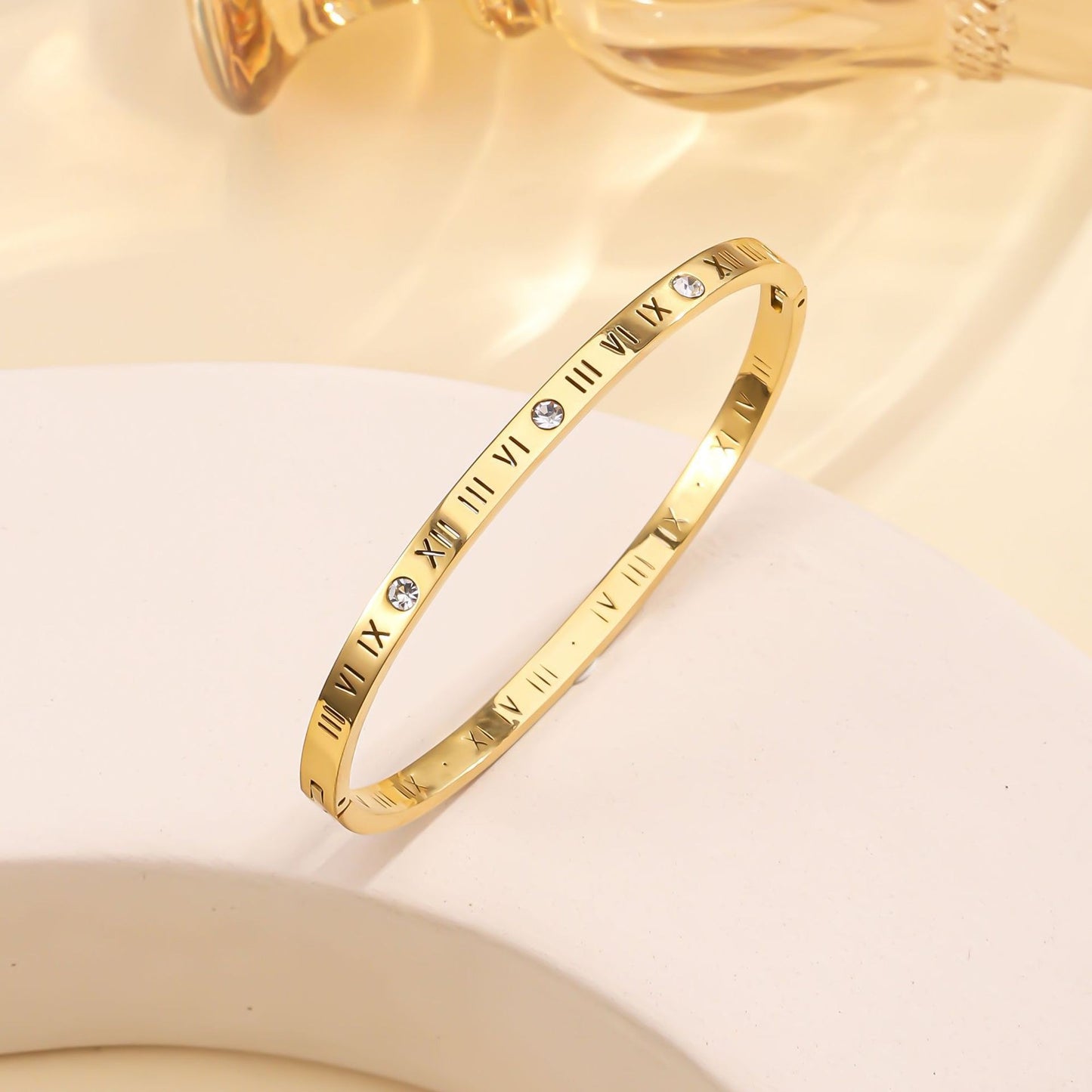 Titanium Steel Stainless Real Gold Furnace Bracelets