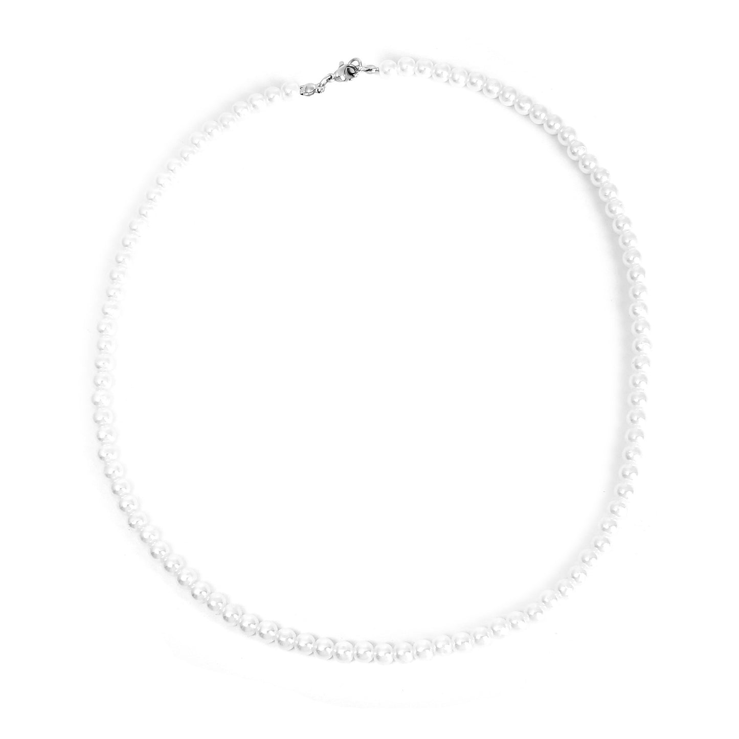 Women's Simple Imitation Freshwater Pearl Clavicle Chain Necklaces