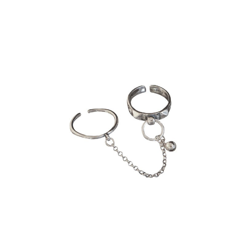 Fashion Dignified Sense Of Design Creative Retro Korean Type Chain Rings