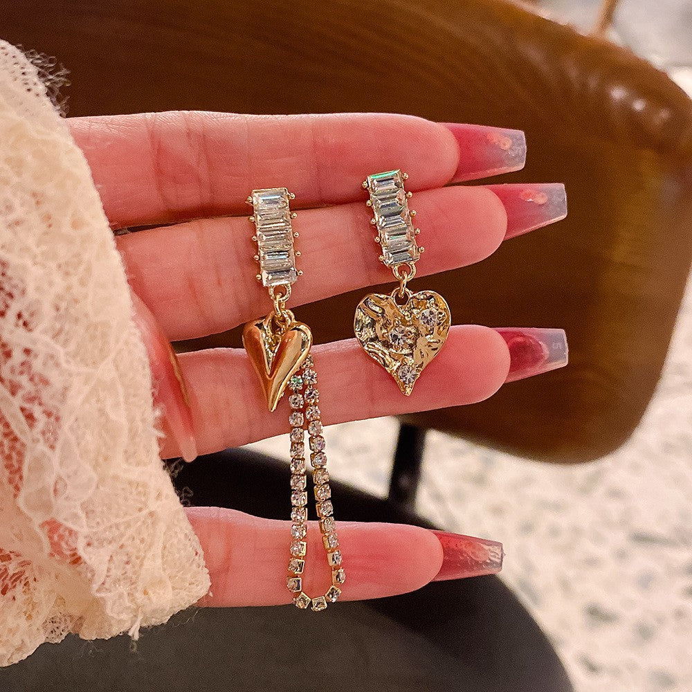 Luxury Fashion Versatile Elegant High-grade Sweet Cool Personality Earrings