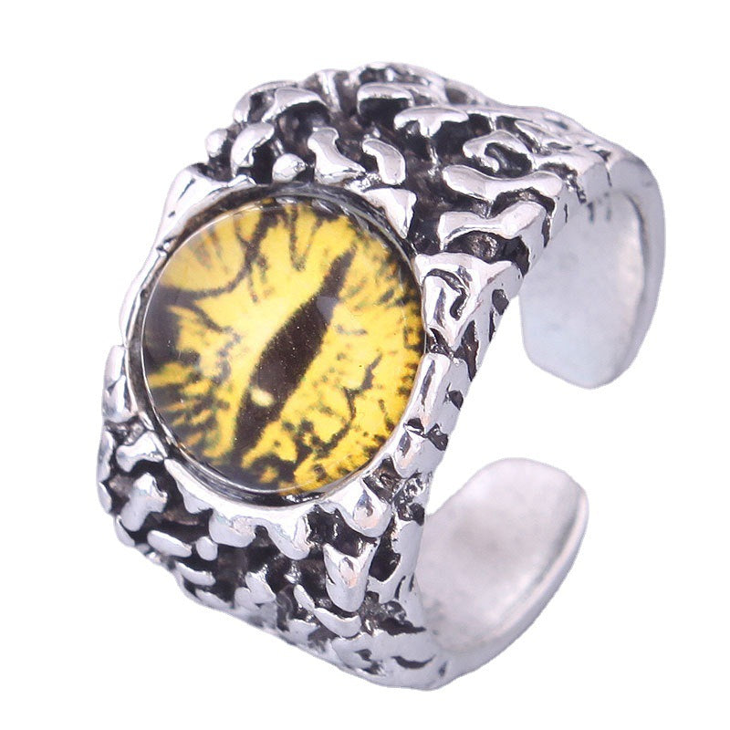 Fashion Retro Simple Devil Eye Temperament Ring