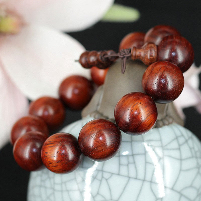 Cat Eye Rosewood Buddha Beads Car Madagascar Iron Bean Bracelets