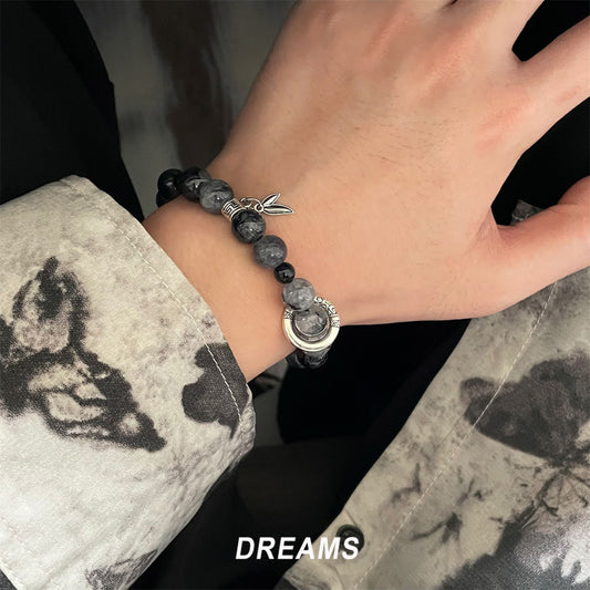 Women's & Men's Style Ice Crack Beaded For Trendy Bracelets