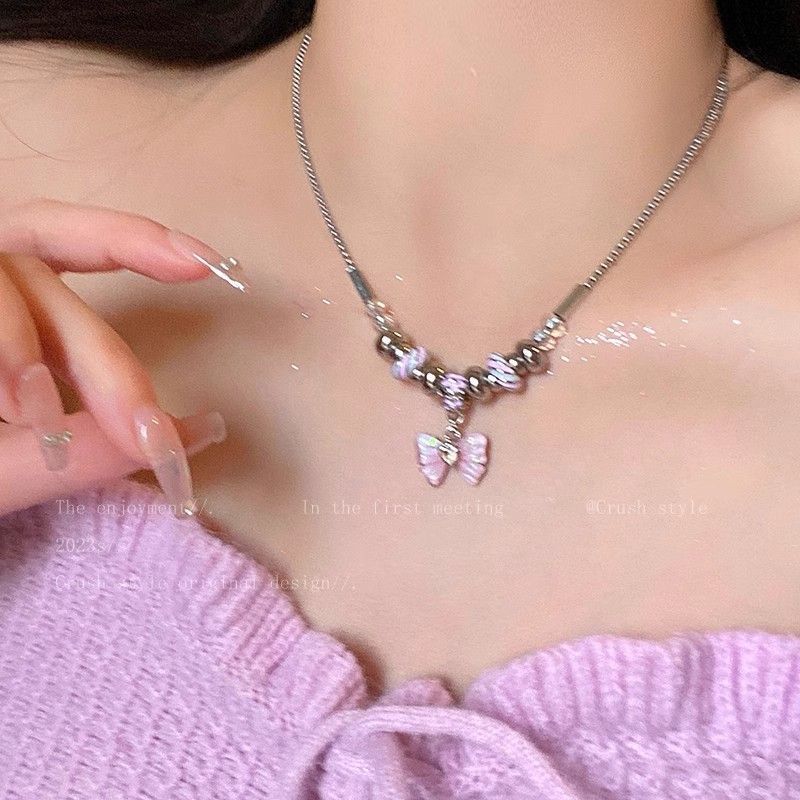 Women's Zircon Light Luxury Minority High-grade Accessories Necklaces