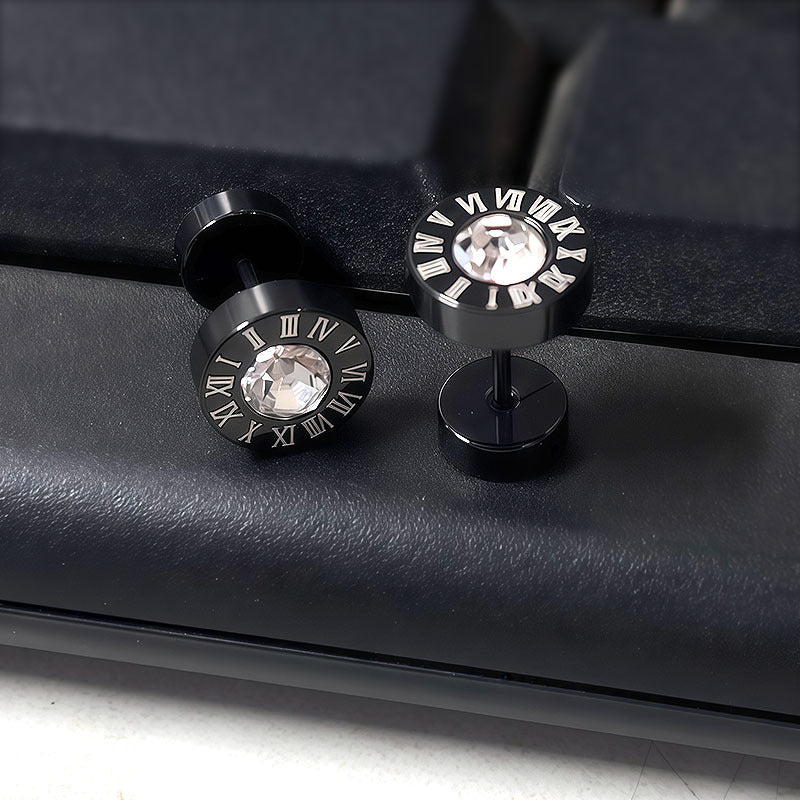 Personality Black Titanium Steel Ear Street Trendy Rings