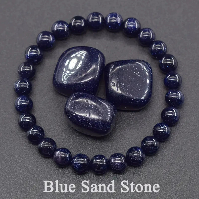 Red Green Treasure Amethyst Sunstone Lapis Lazuli Tiger Eye Handmade Bracelets