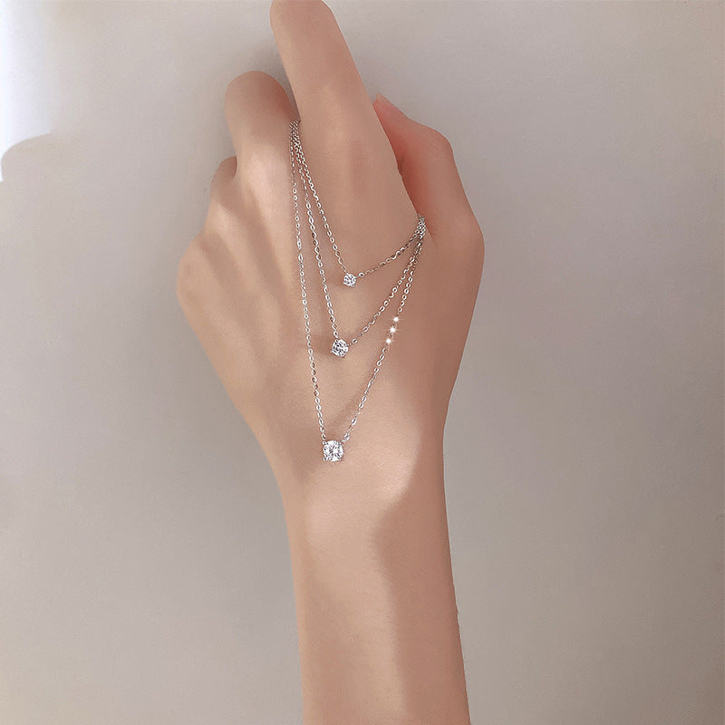 Female Niche Design Clavicle Chain Light Luxury Exquisite Fairy Simple Necklaces