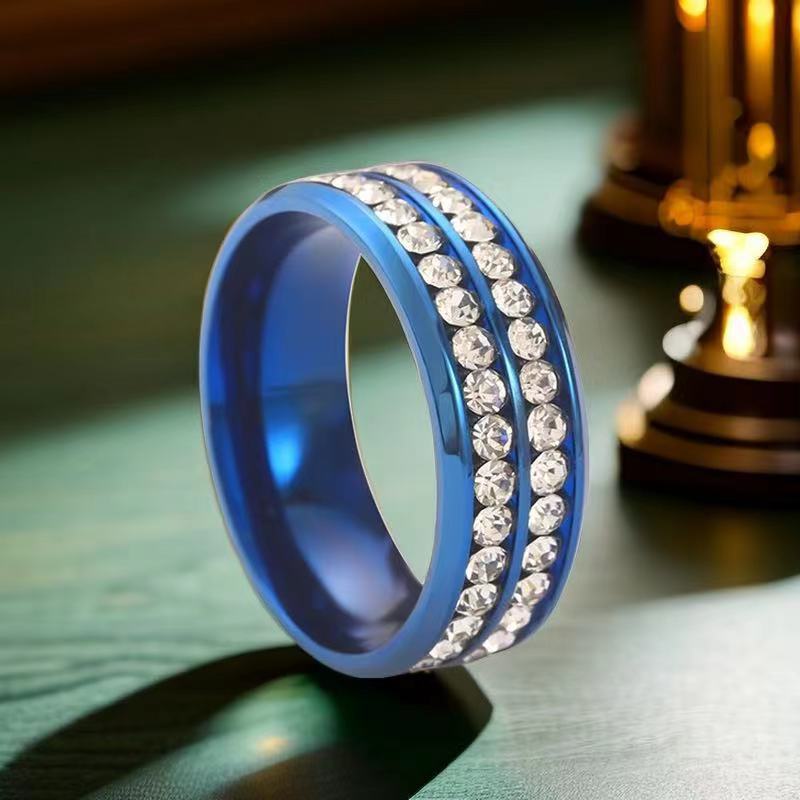 Women's Titanium Steel Design Sense Niche Style Light Luxury Spot Rings