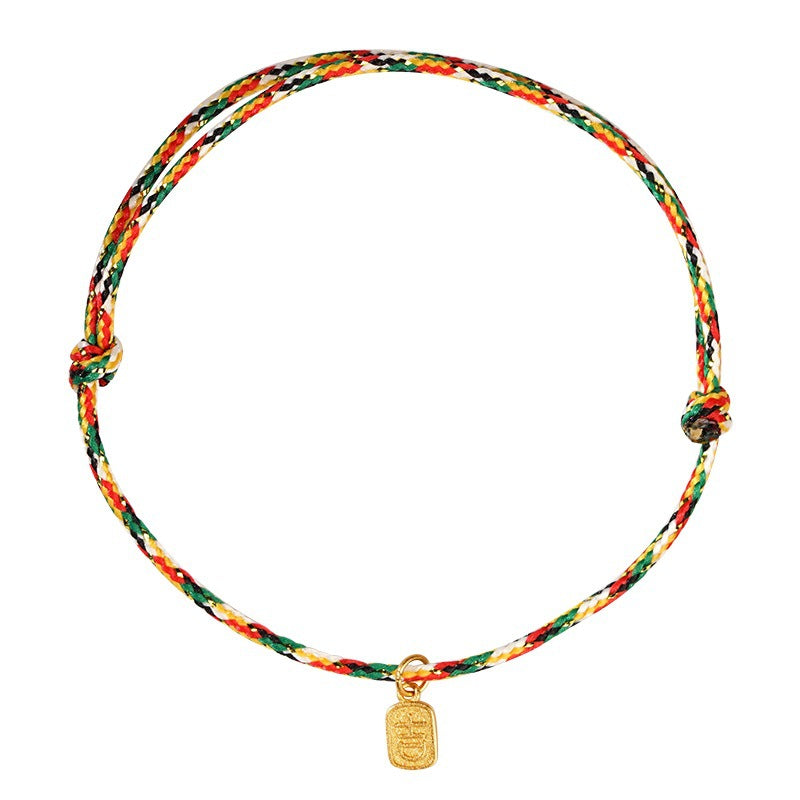 Men's & Children's Boat Festival Colorful Rope Carrying Strap Lucky Bracelet