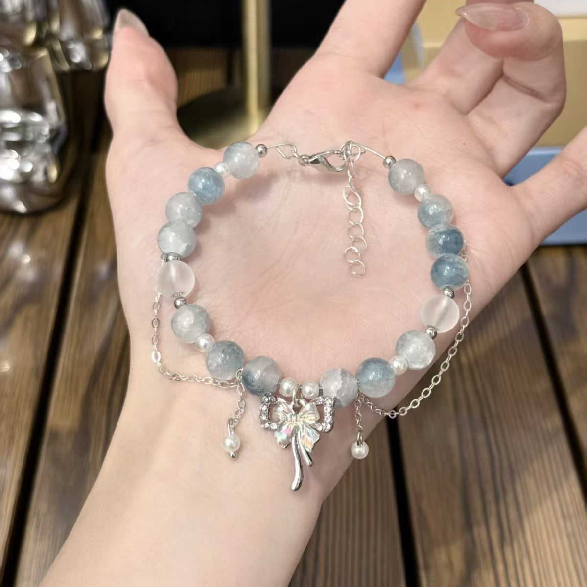 Floral Butterfly Beaded Female Summer Niche Design Sweet Super Fairy Bracelets