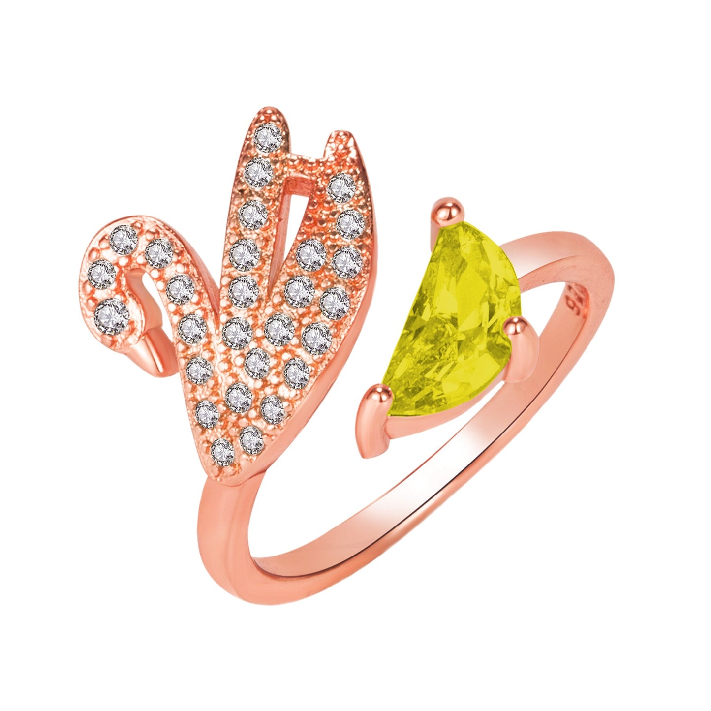 Trendy Creative White Swan Zircon Colorful Crystals Pave Ear Full Jewelry Set