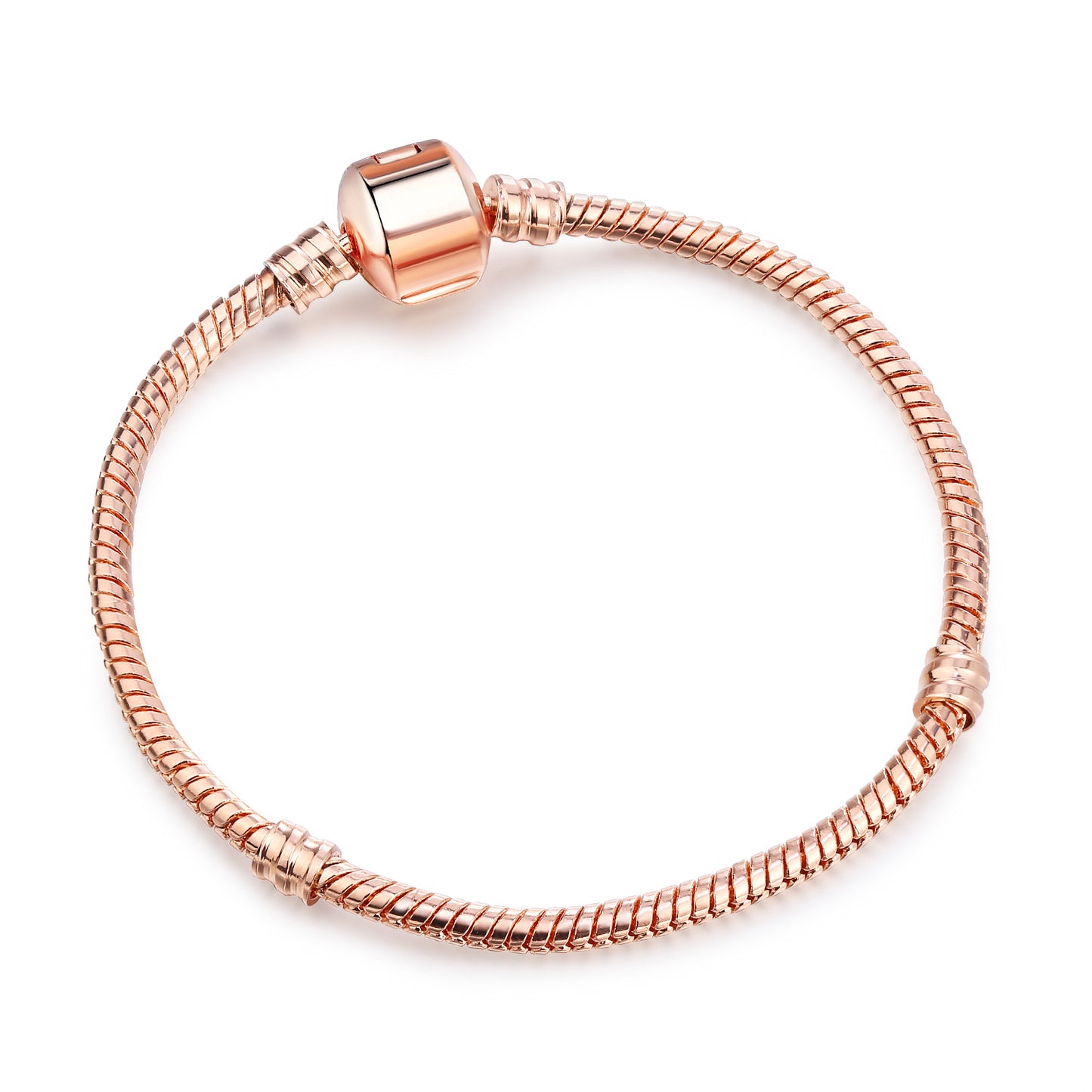 Bead Chain Snake Pure Copper Sier Bracelets