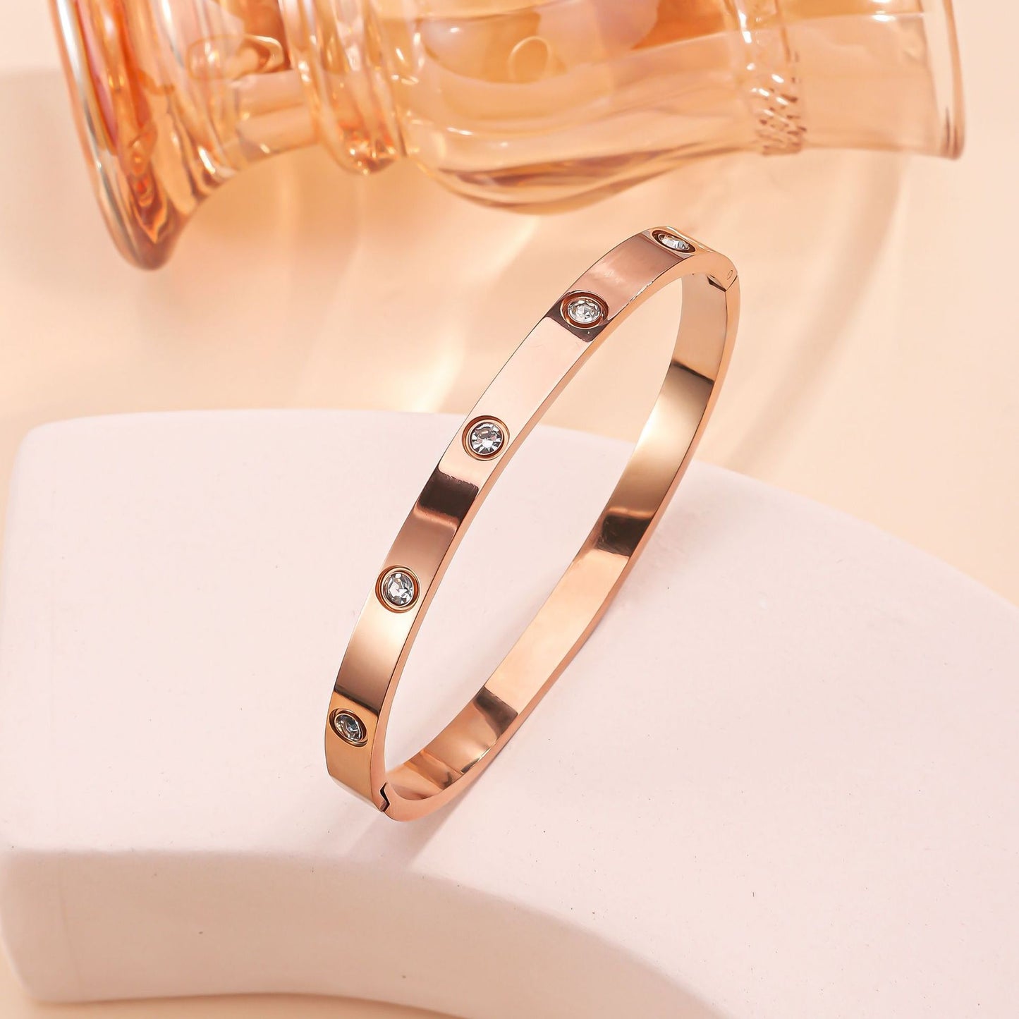 Titanium Steel Stainless Real Gold Furnace Bracelets