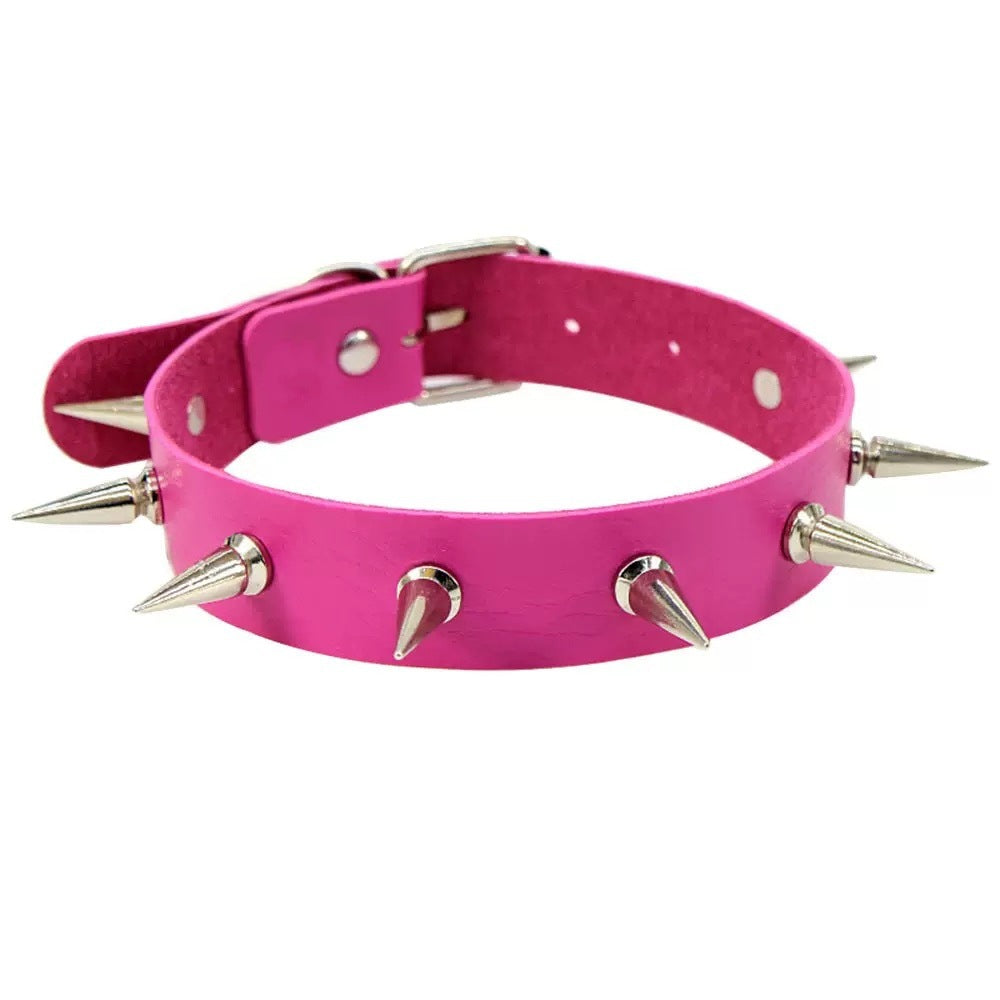 Rivet Punk Nightclub Personality Fashion Ladies Clavicle Collar