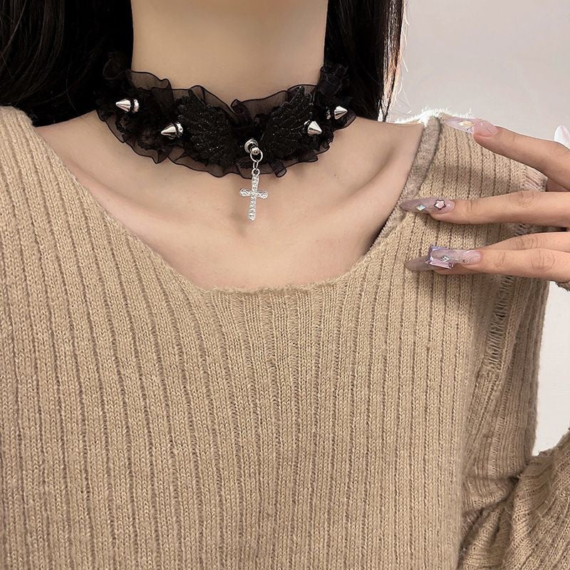 Love Female Sexy Neck Clavicle Chain Leg High Sense Necklet Collar