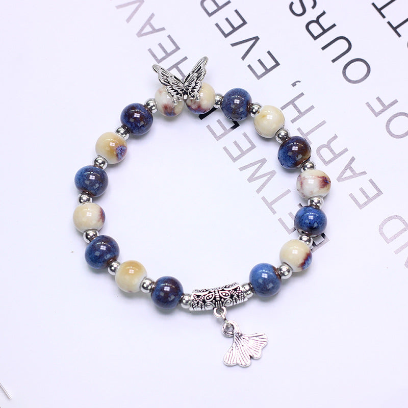 Ornament Ceramic Chinese Beaded Female Niche Bracelets