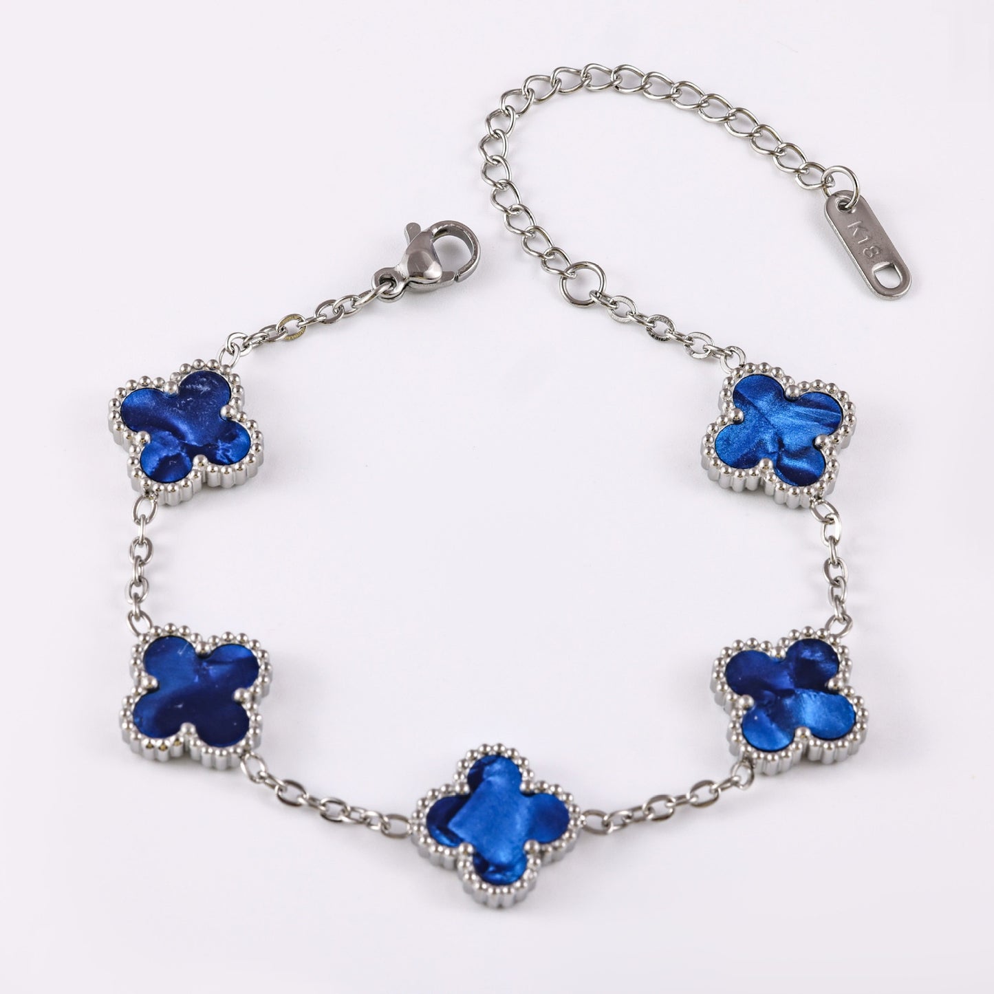 Women's Stainless Steel Clover Pork Belly Affordable Luxury Bracelets