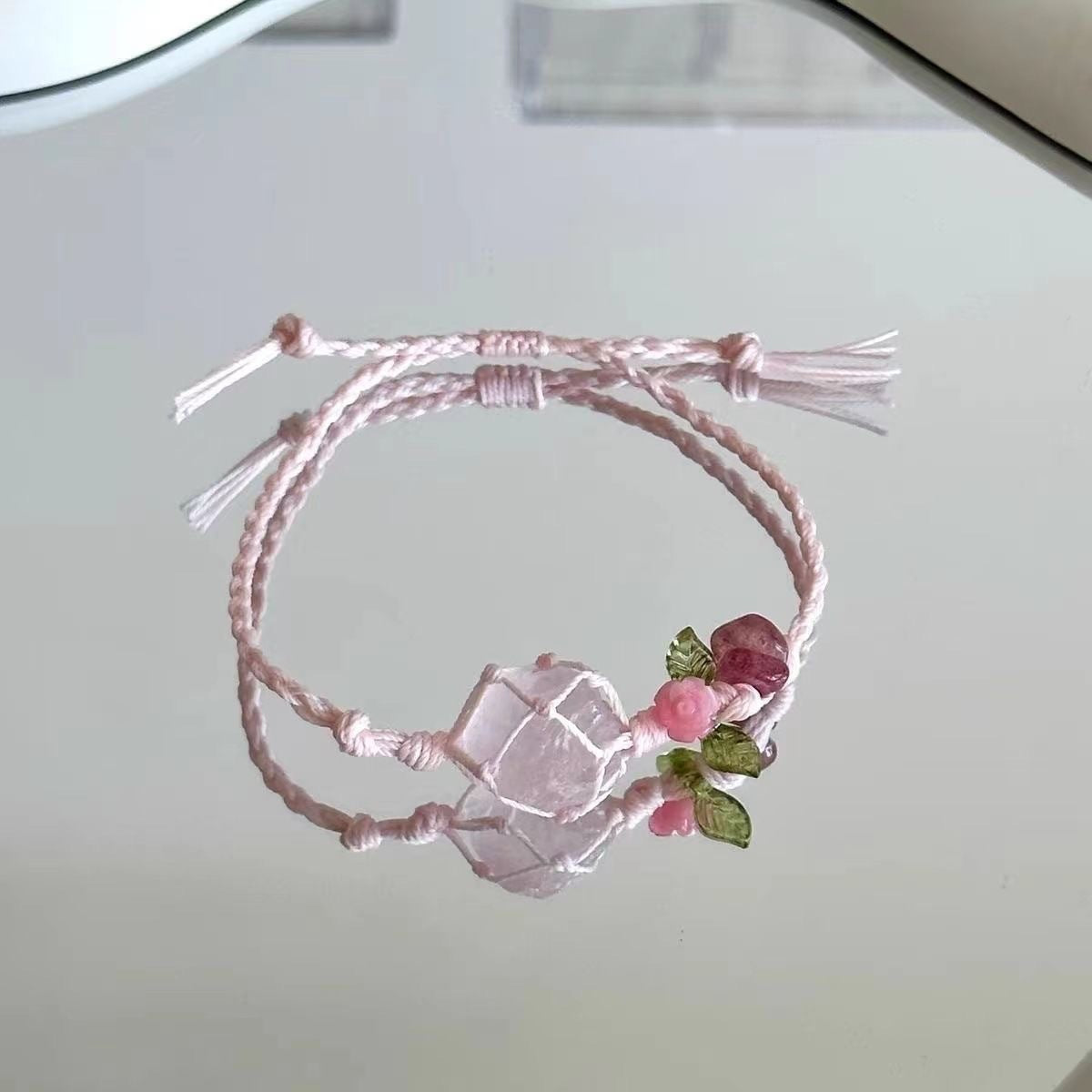 Small Butterfly Hand-woven Good-looking Sweet Summer Exquisite Carrying Bracelets