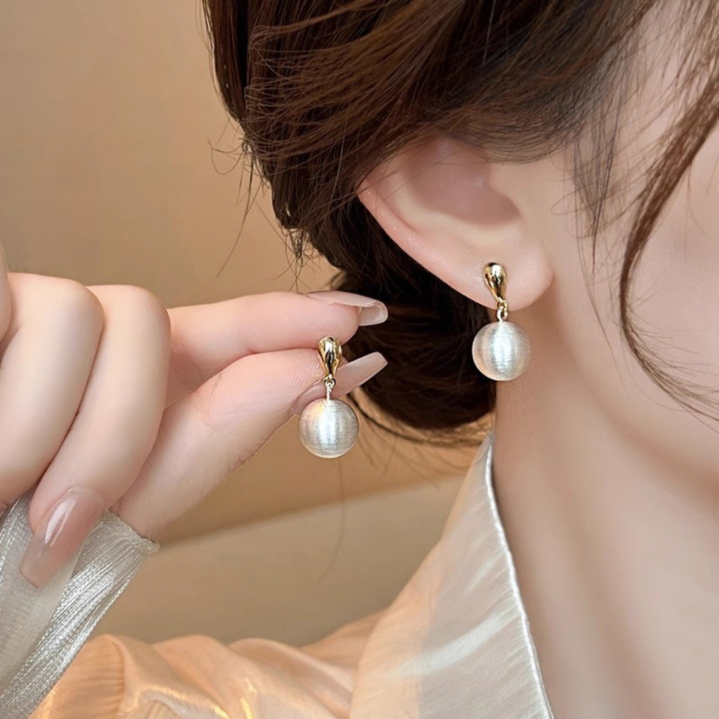 Women's Simple Modern Tassel Elegant Sweet Style Ear Clip Rings