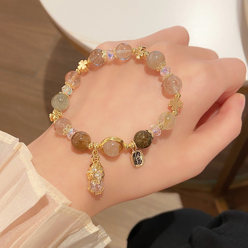 Rolling Lucky Citrine Pi Super Fairy Sweet Color Bracelets