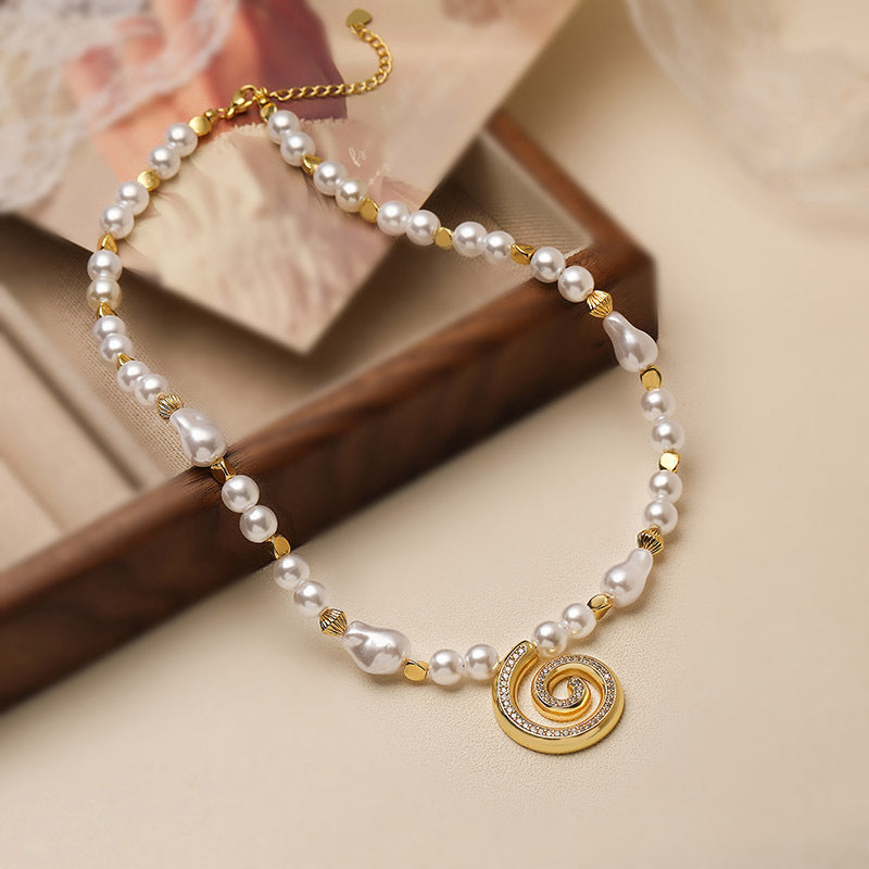 Five-pointed Star Drop-shaped Pearl Vintage Ocean Necklaces