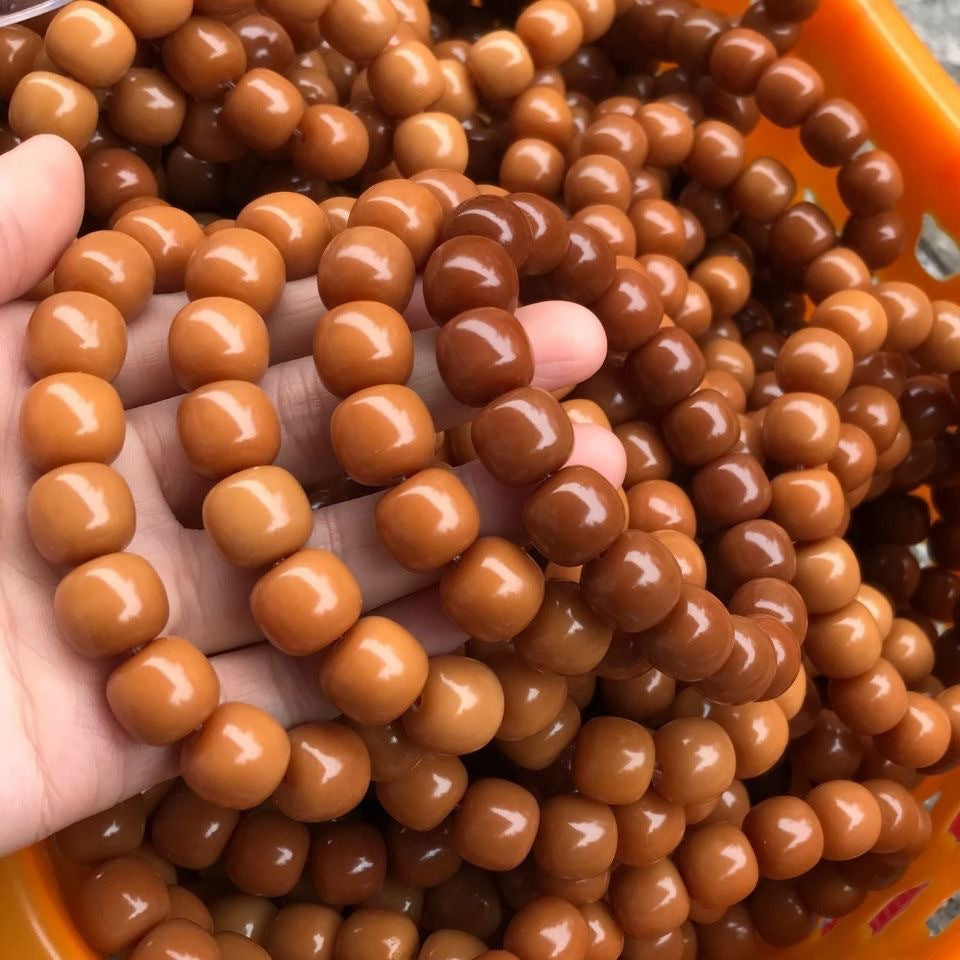 Caramel Full Color Single Circle Chicken Bracelet