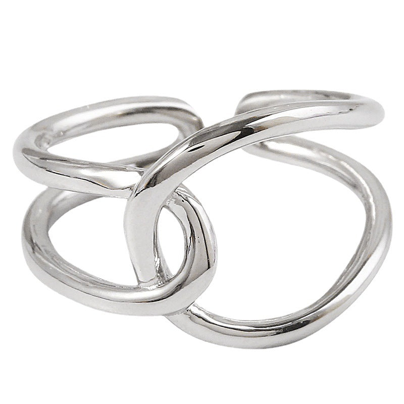 Cross Open Vintage Fashion Adjustable Index Rings