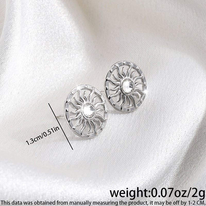 High-grade Fashionable Versatile Micro Diamond Butterfly Earrings