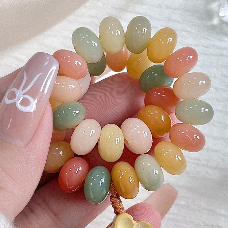 Cat's Paw Plum Chinese Style Abacus Beads Crafts Bracelet